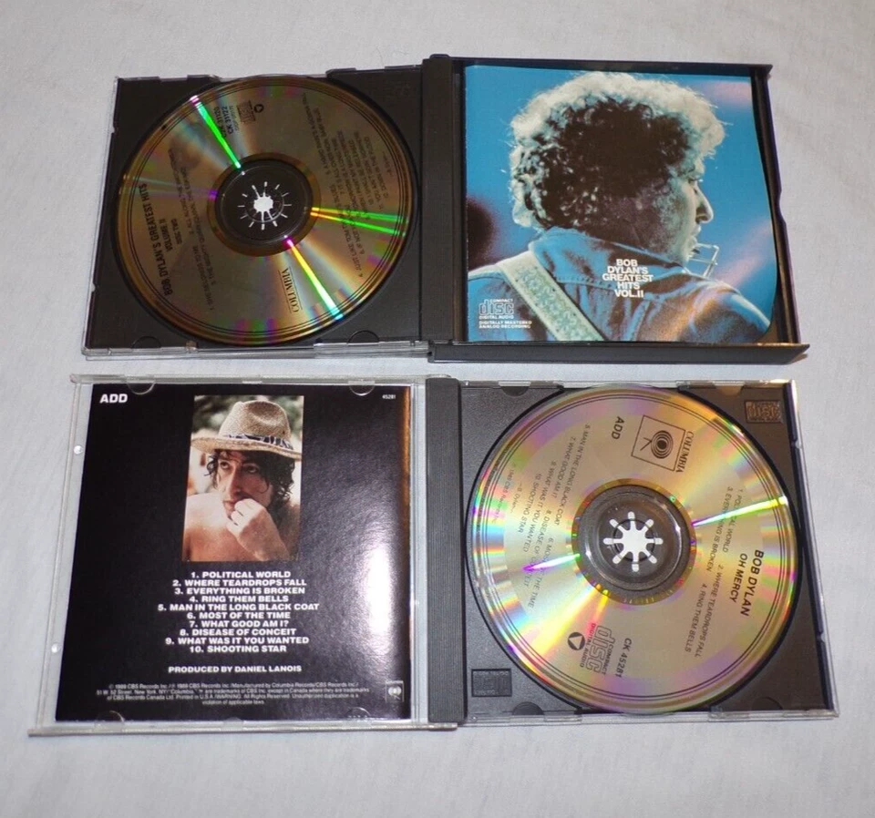 Lot 7 Rock Music CDs Smokey Robinson & The Miracles Bob Dylan Roy Orbison Motown Foto 3 de 4