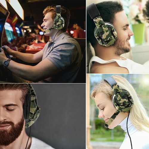 3.5MM Gaming Headset with Microphone for PC Laptop PS4 Xbox One PS5 Headphones - Picture 10 of 26