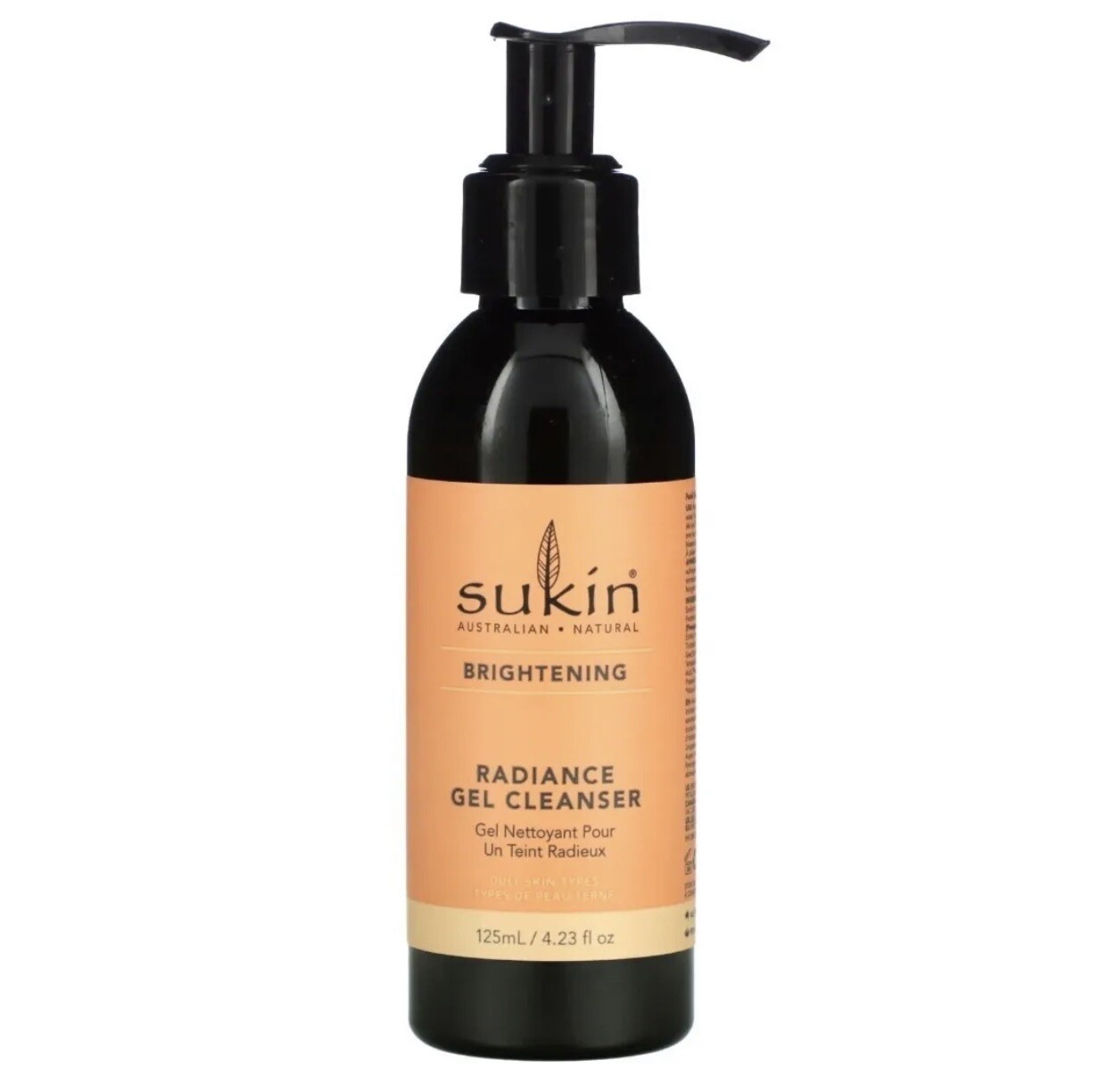 Sukin BRIGHTENING RADIANCE GEL CLEANSER 125ml