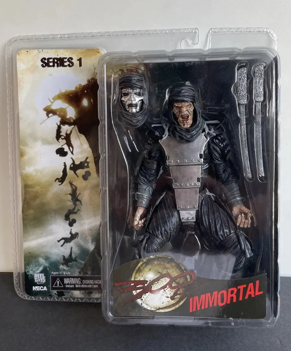 🔥NECA REEL TOYS 300 THE MOVIE SERIES 1 IMMORTAL 7 ACTION FIGURE NEW🔥