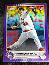 2022 Topps Chrome UPDATE PURPLE REFRACTOR ROOKIE Andre Pallante