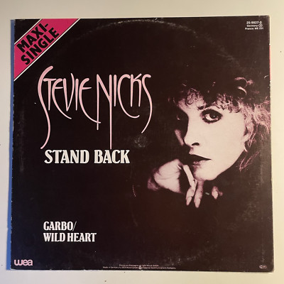 25-9827-0 Stevie Nicks Stand Back Cover NM- Vinyl NM- 1983 Europe WEA