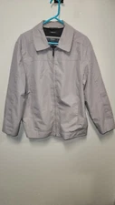Mens Perry Ellis Casual portfolio jacket dobby tech Size Large Light Beige Tan
