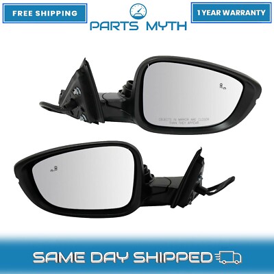 New Mirror Power Heated Turn Signal Blind Spot PTM Pair LH RH For 2018-20 Honda