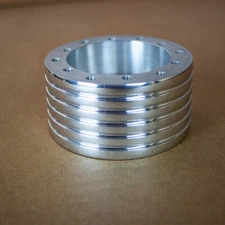 1.5 Inch Polished Extension for 6 Hole Steering Wheels to 3 Hole Hub Adapter