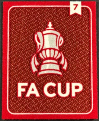 2025 OFFICIAL SPORTING ID FA CUP MAN CITY FC 7 X WINNERS PATCH