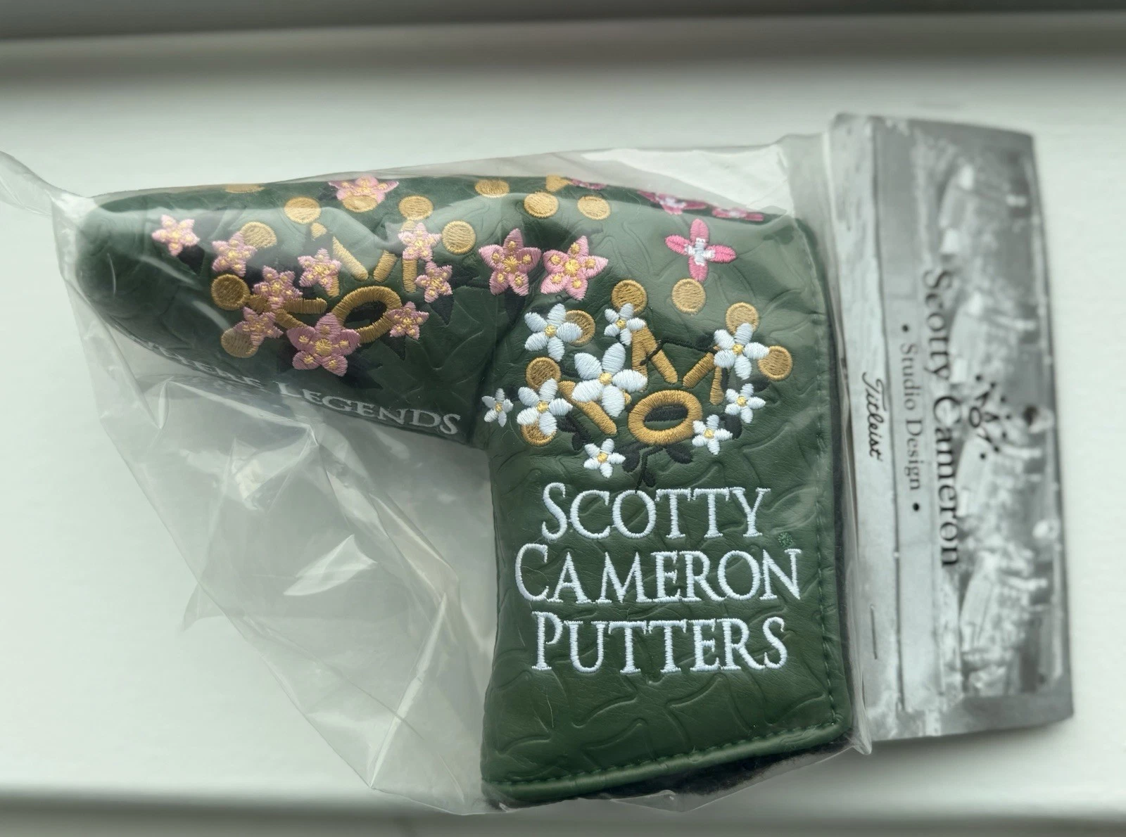 Scotty Cameron 2024 Masters Flower Garden Headcover Blade New