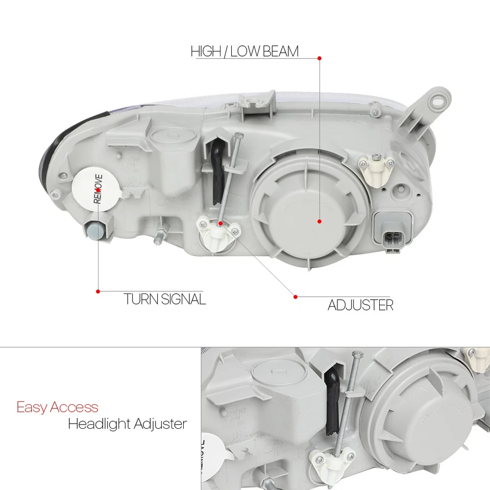 Se adapta a Kia Sephia 1998-2001 [cromo/humo] cristal esquinero faro lámpara Foto 4 de 4