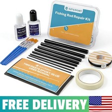 Fishing Rod Repair Kit Complete,Full Supplies with Glue Large, Inserts-Kit