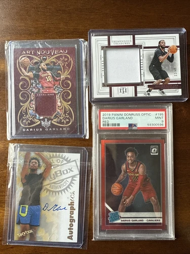Darius Garland Rookie Card National Treasures Game Worn Patch /49 Auto