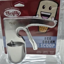 Thrifty Ice Cream Scoop Scooper Stainless Cylinder Trigger Commercial Grade New