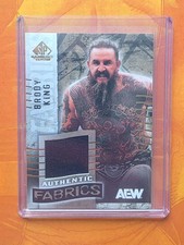 2025 Upper Deck AEW Game Used Brody King Auth...