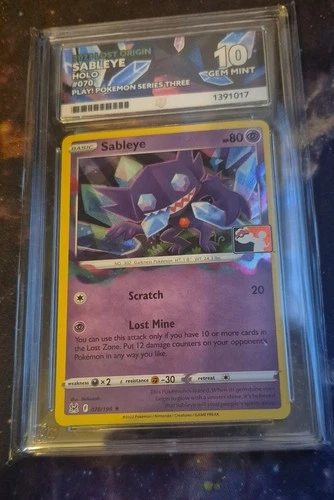 Sableye 070/196 Prize Pack Series Cards Holo ACE 10 - POP 1 - Collectors Dream!