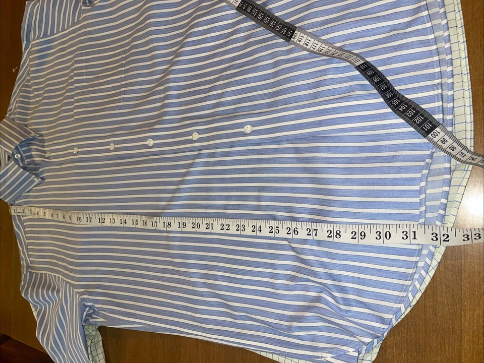 Brooks Brothers Country Club Shirts Men M Lot Of 2 Long Sleeve Stripes & Gingham - Image 4 of 4