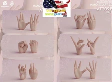 Worldbox 1/6 AT209 Hands Pale Model Accessories For 12" Female Figure ❶USA❶