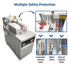 CNC Natural Gas Pressure Fryer 25KG/h Fried Chicken Stove Commercial Deep Fryer — photo 9