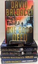 David Baldacci Suspense Hardcover Novel Collection Lot 5 Book Set HC/DJ