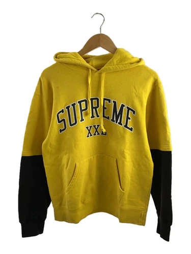 Sweat à capuche Supreme jaune S occasion