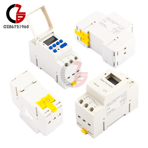 12V/24V/110V/220V Programmable Digital LCD Time Relay Switch Control Timer - 第 1/26 張圖片