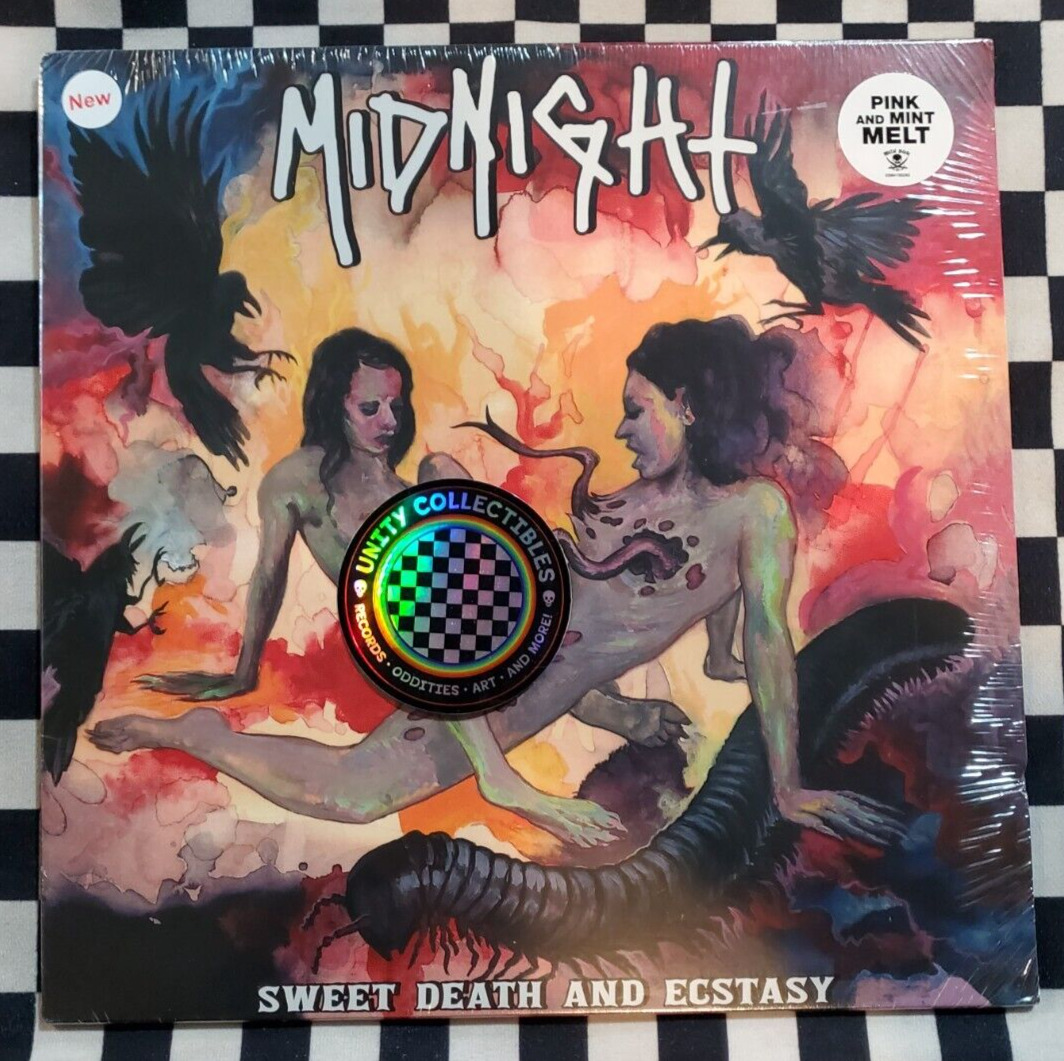 Sweet Death And Ecstasy LP by Midnight pink & mint melt vinyl 2021 sealed new