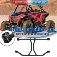 TIEWARDS Front Intrusion Bar Fit for Polaris RZR ProR 2022 2023 2024 STEEL BLACK