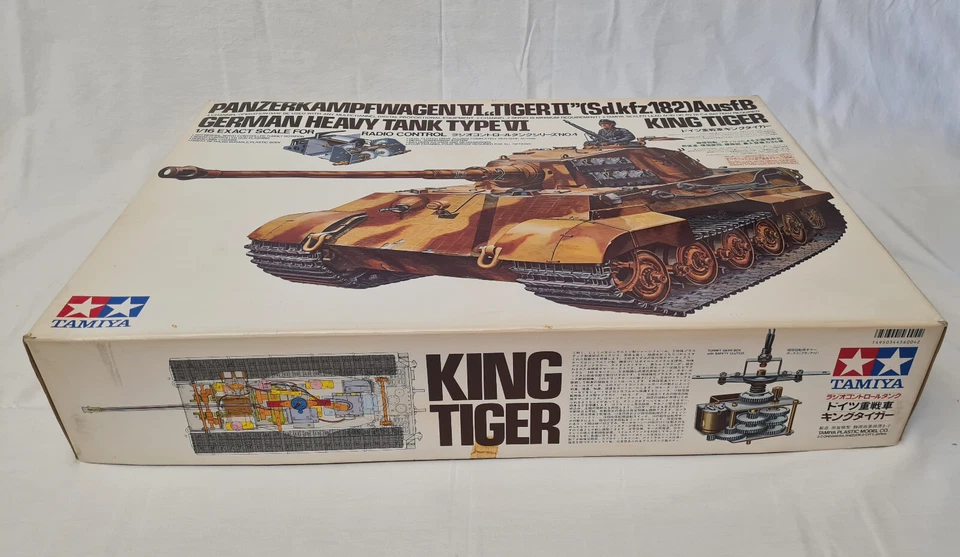 Tamiya KING TIGER Type VI 1:16 RC 1981 articolo 56004 New boxed rare - Immagine 3 di 4