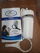 Sterling Water Treatment White Sump Filter Housing HJ10-1