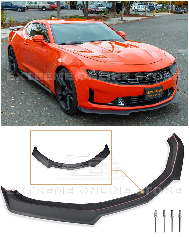 For 19 Up Camaro RS SS ZL1 Refreshed PRIMER BLACK Front Bumper