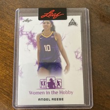 2023 Leaf Women In The Hobby Exclusive Angel Reese Rookie Card /400 LSU