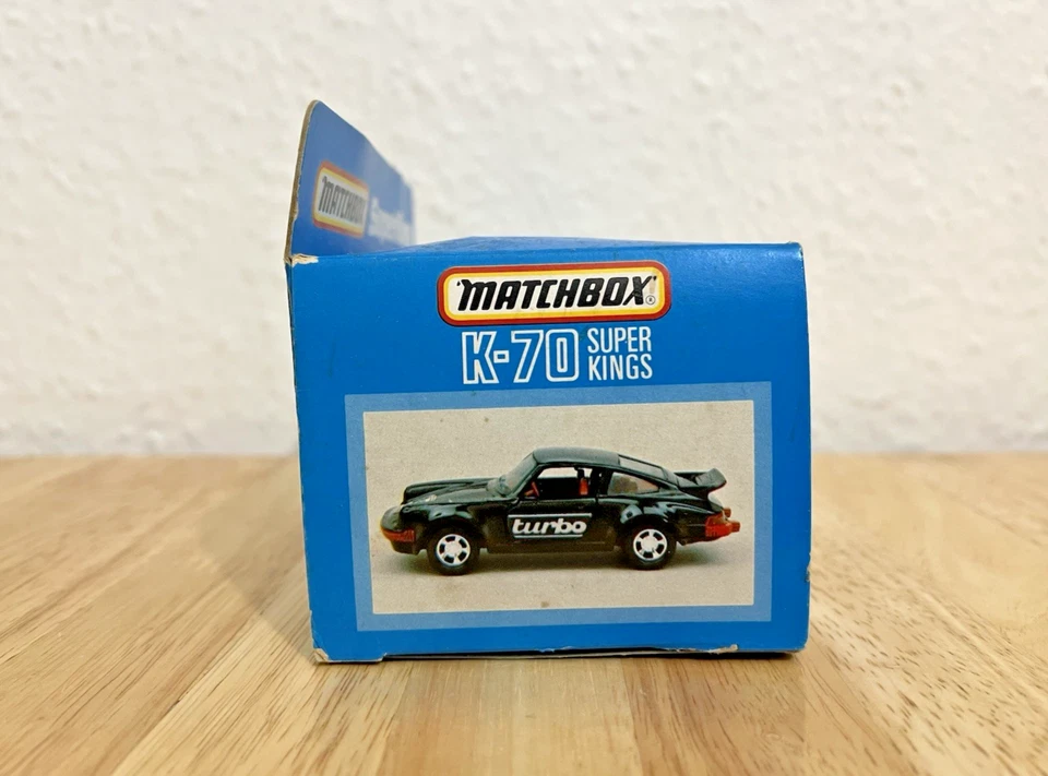MATCHBOX SUPER KINGS K-70 PORSCHE TURBO 1983 - Diecast Toy Car Foto 4 de 4