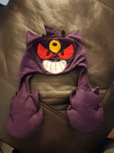 Mega Gengar Pokemon Handmade Fleece Winter Hat Bea