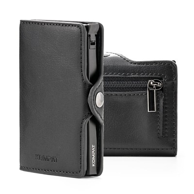 Porta Carte di Credito RFID Portafoglio Uomo Slim Portafoglio