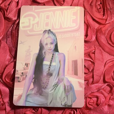 JENNIE BLACKPINK Fantasy Edition Kpop Girl Photo Card PINK Neon | eBay