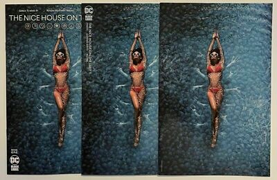 NICE HOUSE ON THE LAKE #1 ALL 3 COVERS A/B/C VIRGIN, MINIMAL LOGO JOHN GALLAGHER