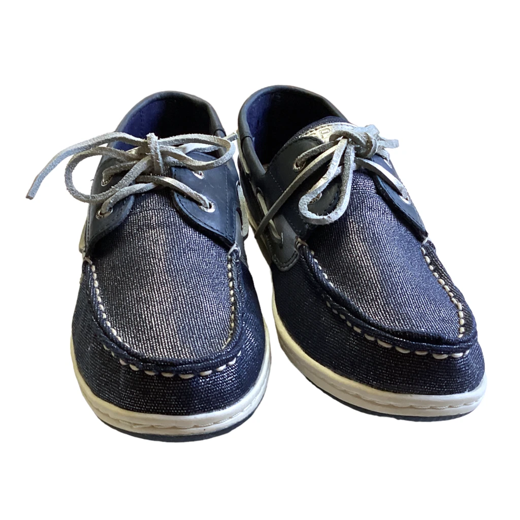 Sperry Koifish Sparkle Textile Leather Women 10 M 41 Lace Up Boat