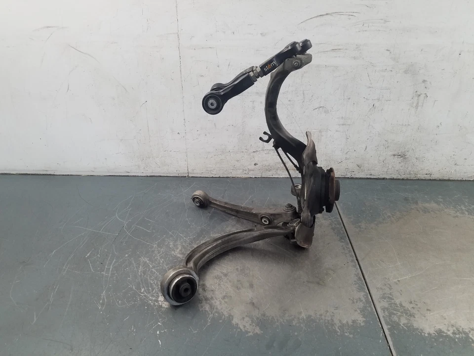2013 Audi S4 Quattro B8 Right Front Hub Knuckle Control Arms #5394 J7 - Image 2 of 4