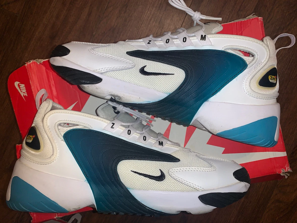 Nike zoom 2k online white black teal nebula