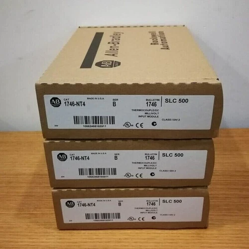 New Factory Sealed AB 1746-NT4 SER B SLC 500 Input Module PLC 1746NT4 - Picture 3 of 4