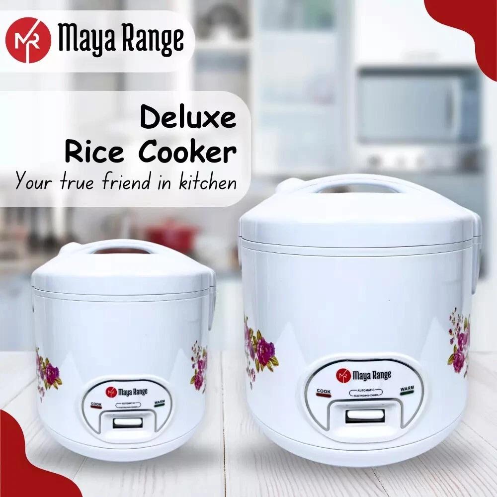 1.8L /2.8L Rice Cooker Machine Non-Stick Pot Auto Shut Off Keep Warm 700W-1000W
Opens in a new windo
