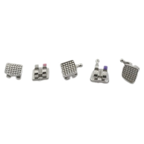 Brackets metálicos de ortodoncia dental Roth 022 ortodoncia brackets 345 gancho monobloque - Imagen 4 de 43