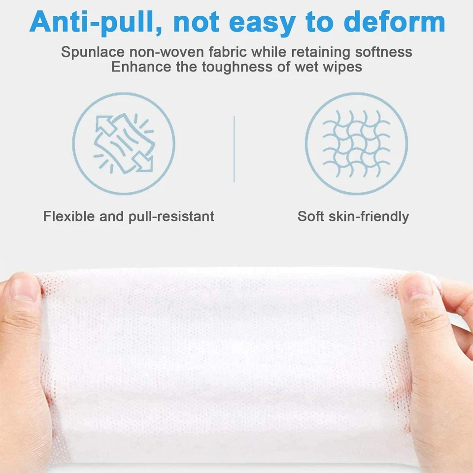 Alcohol Hand Wipes 75% Antiseptic Cleaning Sterilization Cleansing Wet Towels - Image 3 of 4