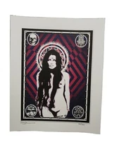 Gwyllm Llwydd "Invocation" signed Blotter Art Print LTD Edition Psychedelic Art