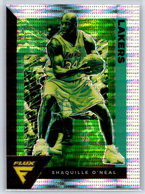 2020-21 Panini Flux Shaquille O'Neal Pulsar Prizm Los Angeles Lakers #186