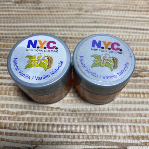 NYC New York Color Vanilla 503A Fruit Flavored Lip Gloss Lot of 2