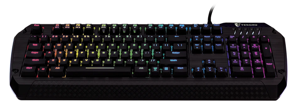 Tesoro Gram Spectrum RGB Mechanical Gaming Keyboard ( TS-G5SFL BW) Brown Switch - Image 2 of 4