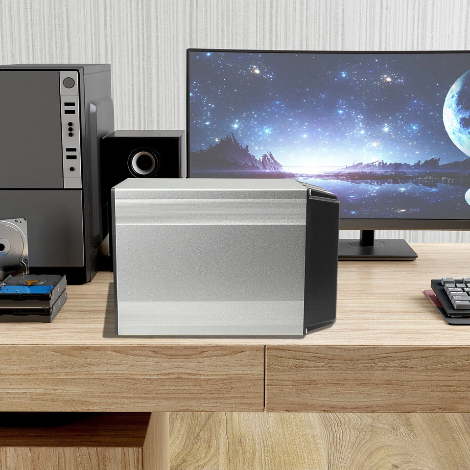 HDD Enclosure Hot Swap Cage 5-Bay 3 x 5.25" Drive Bays 5x SATA 3.5"/2.5"Sas HDD - Image 4 of 4