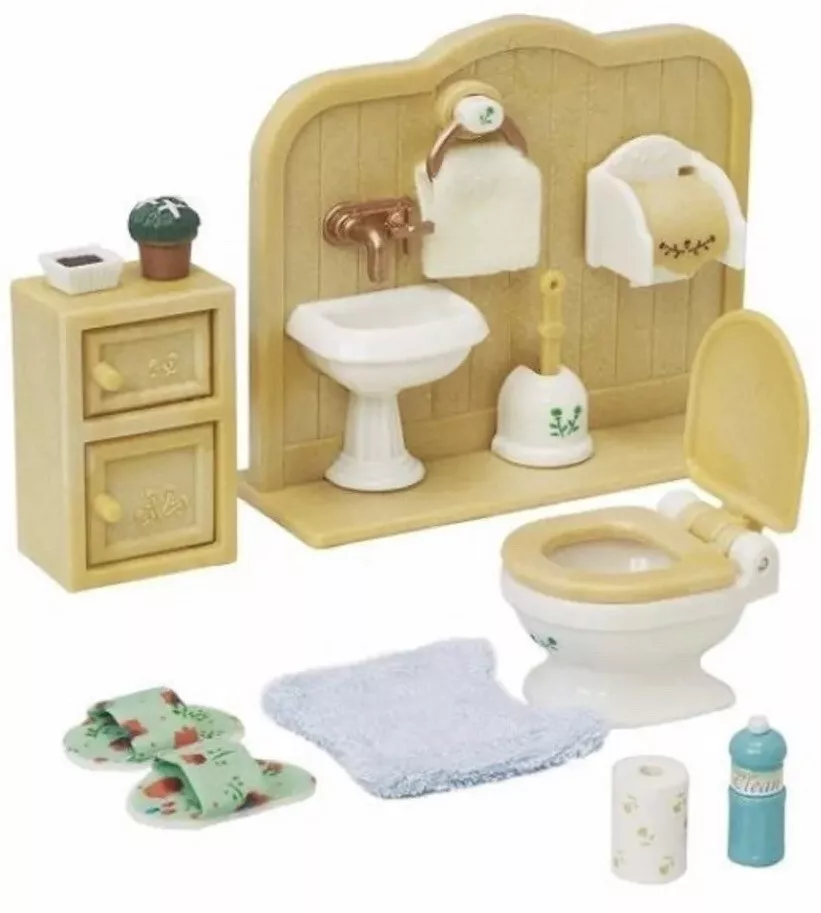 Sylvanian Families Calico Critters Bathroom Set