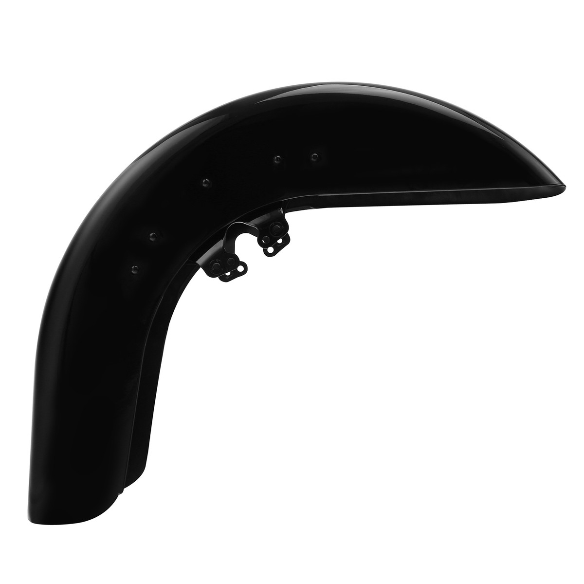 Vivid Black Front Fender For Harley Touring Street Road