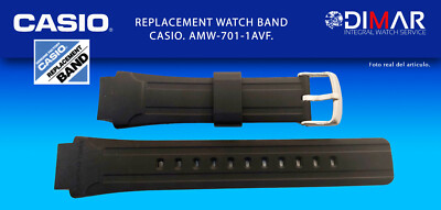 Replacement Original Watch Band Casio AMW-701-1AVF. NOS