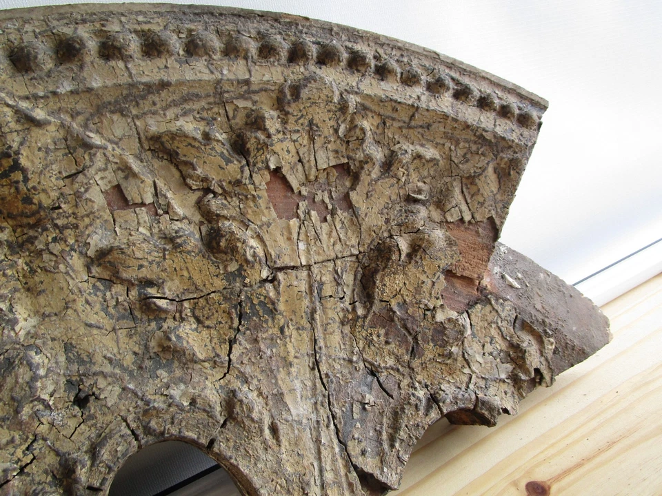 Antigua PIEZA RARA MA historia Boston arquitectónico estado capitolio ornamento Foto 3 de 4